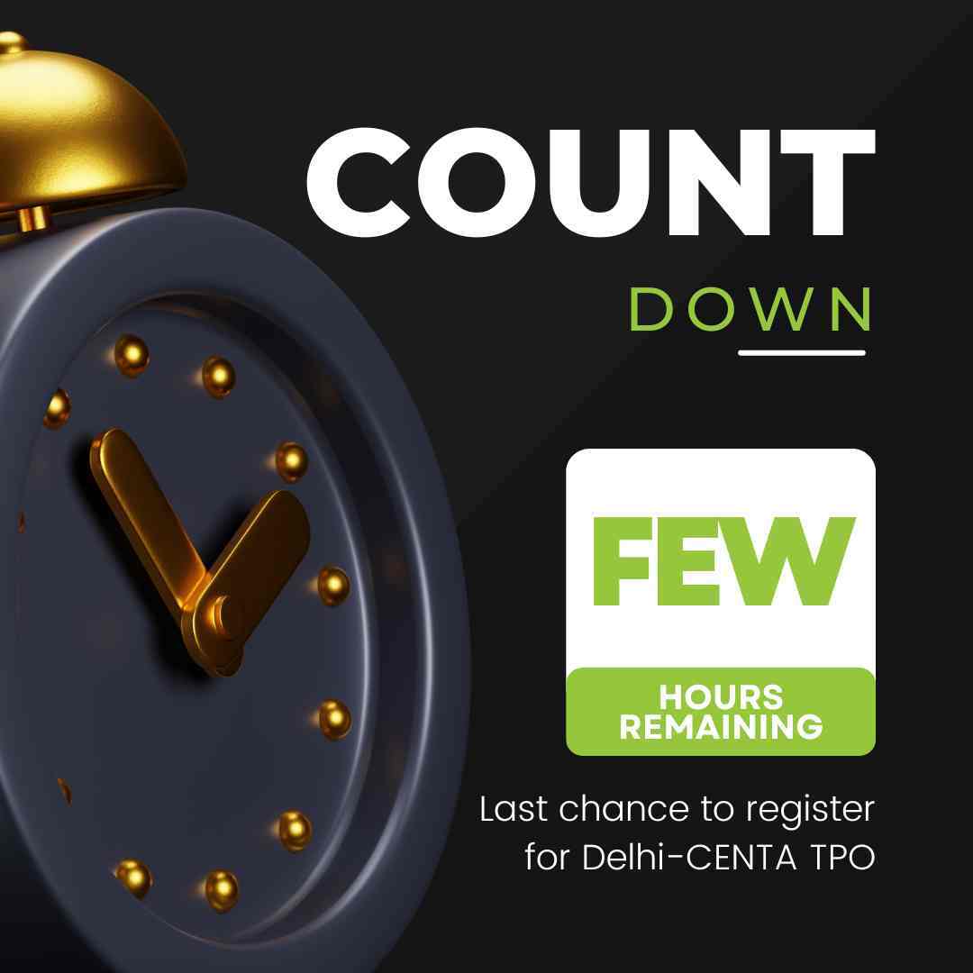 CENTA_Team's tweet photo. Tick Tock! 

Final call to register for Delhi-CENTA TPO: https://t.co/3IOlpHGnW5

@Dir_Education #centa #centatpo #deadline #teachers #teaching #schools #delhi #rewards #recognize https://t.co/IGrRmT1Iwr