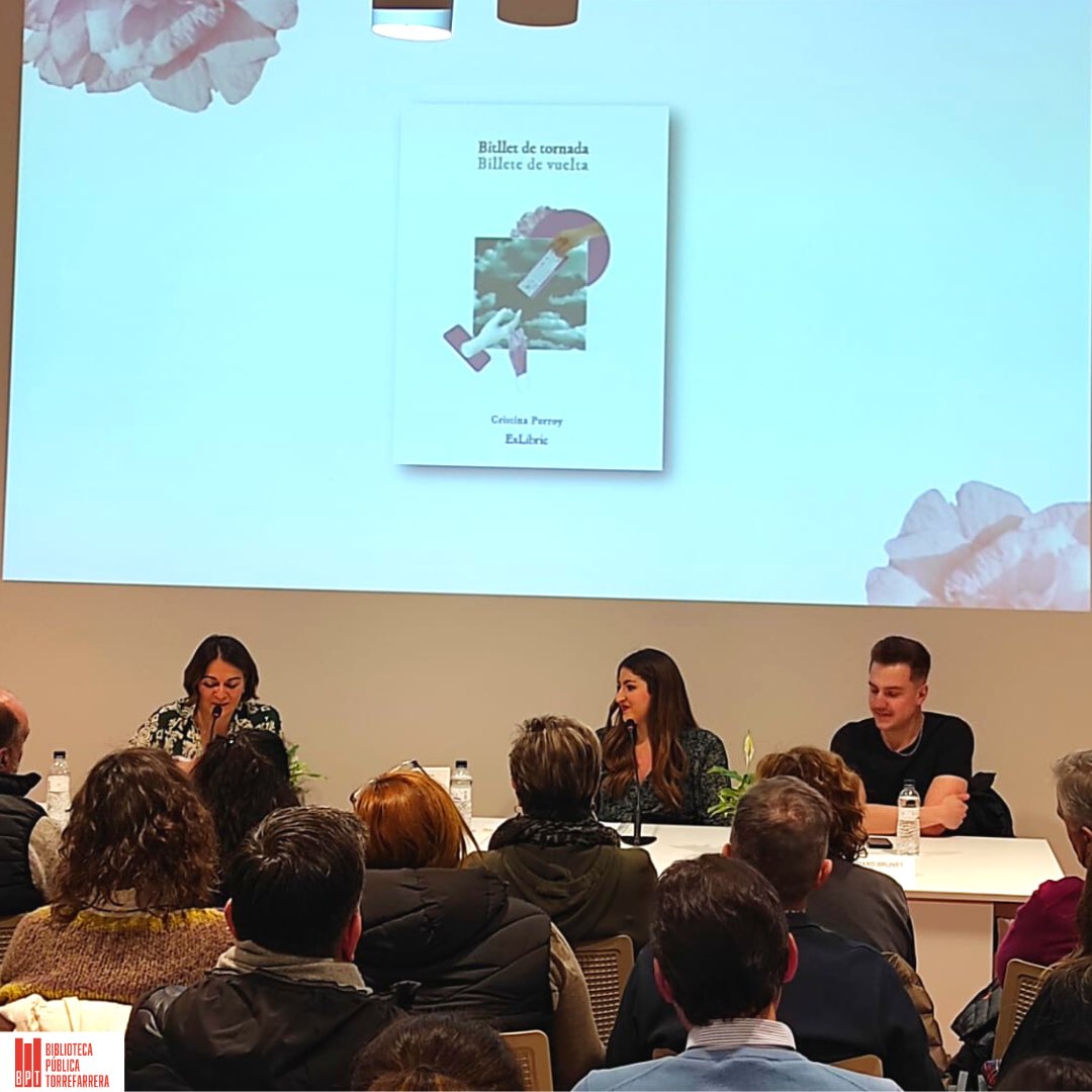 Ahir, la torrefarrerina Cristina Purroy va presentar el llibre "Bitllet de tornada". L'obra ens transporta, a mode de dietari, als mesos de confinament recordant escenes, anècdotes i reflexions. 

El trobareu a la Col·lecció Local de la Biblioteca. 

@ajtorrefarrera