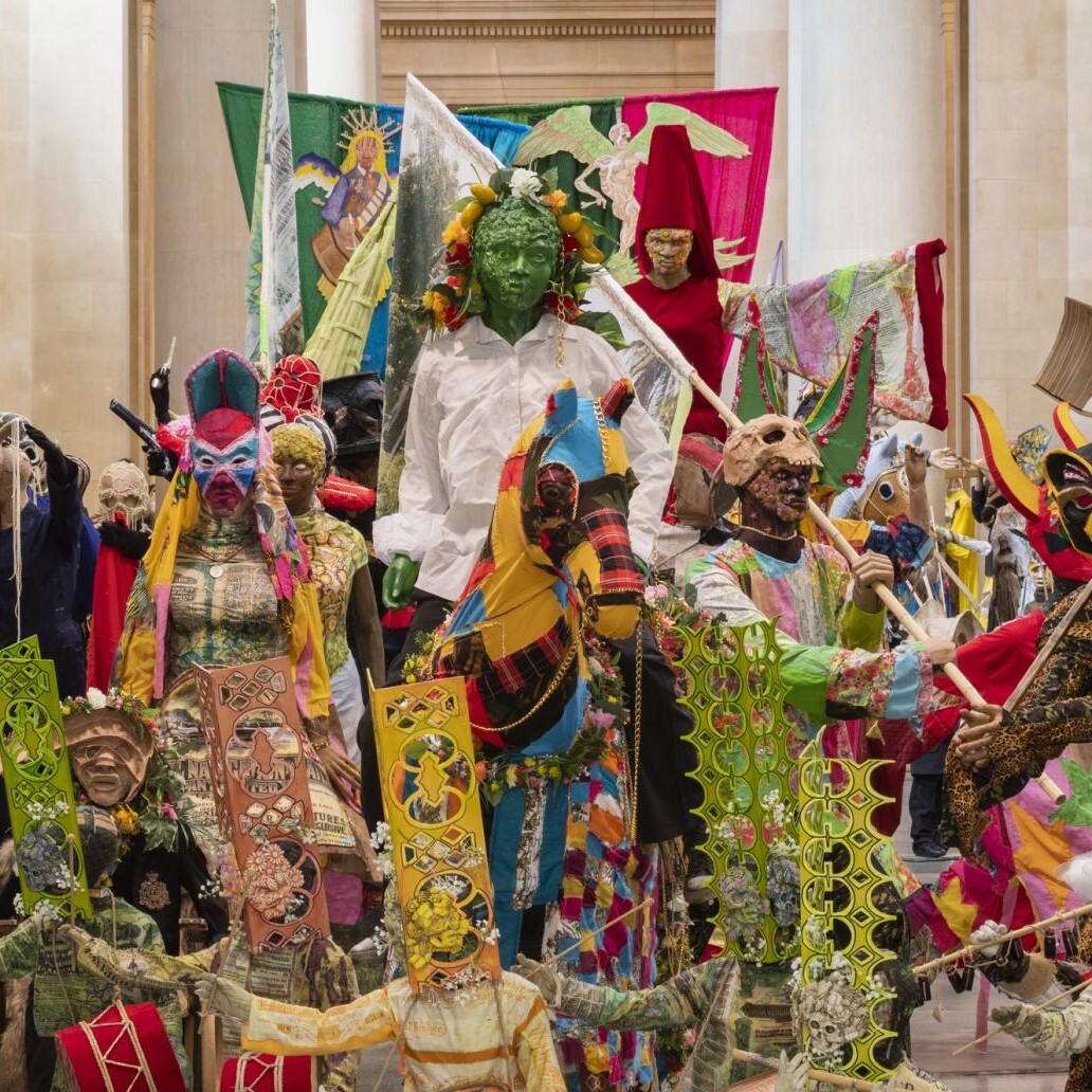 balticgateshead's tweet photo. Now open ✨ Visit Hew Locke: The Procession at Baltic! Explore over one hundred embellished figures that travel through space and time.
Open Wed-Sun, 10am-6pm. Free entry, donations welcome.
Find out more: https://t.co/QHExS5M6lB https://t.co/ssgWhiKkmp