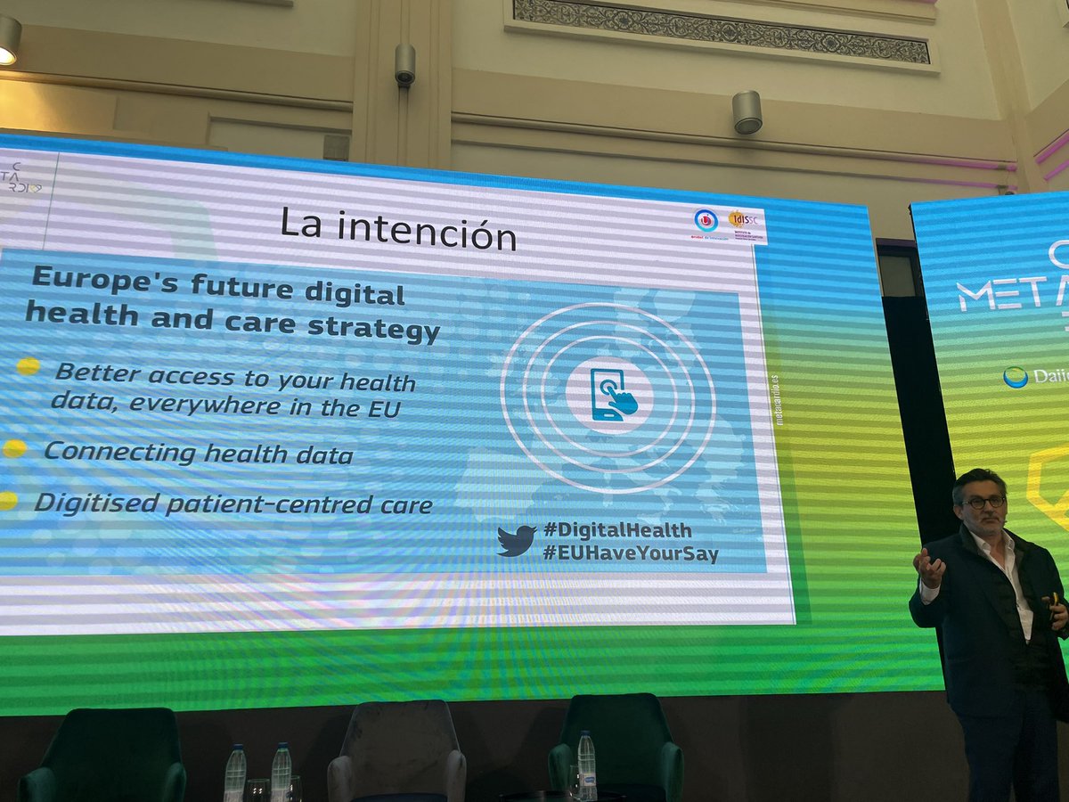 rbcasado's tweet photo. We need data to improve our results in healthcare #digitalhealth #greattalk @juliomayol #metacardio https://t.co/BSlotTtmzM