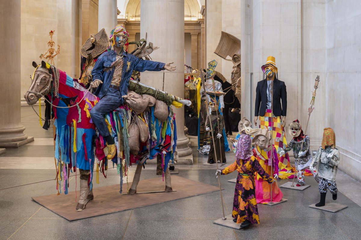balticgateshead's tweet photo. Now open ✨ Visit Hew Locke: The Procession at Baltic! Explore over one hundred embellished figures that travel through space and time.
Open Wed-Sun, 10am-6pm. Free entry, donations welcome.
Find out more: https://t.co/QHExS5M6lB https://t.co/ssgWhiKkmp