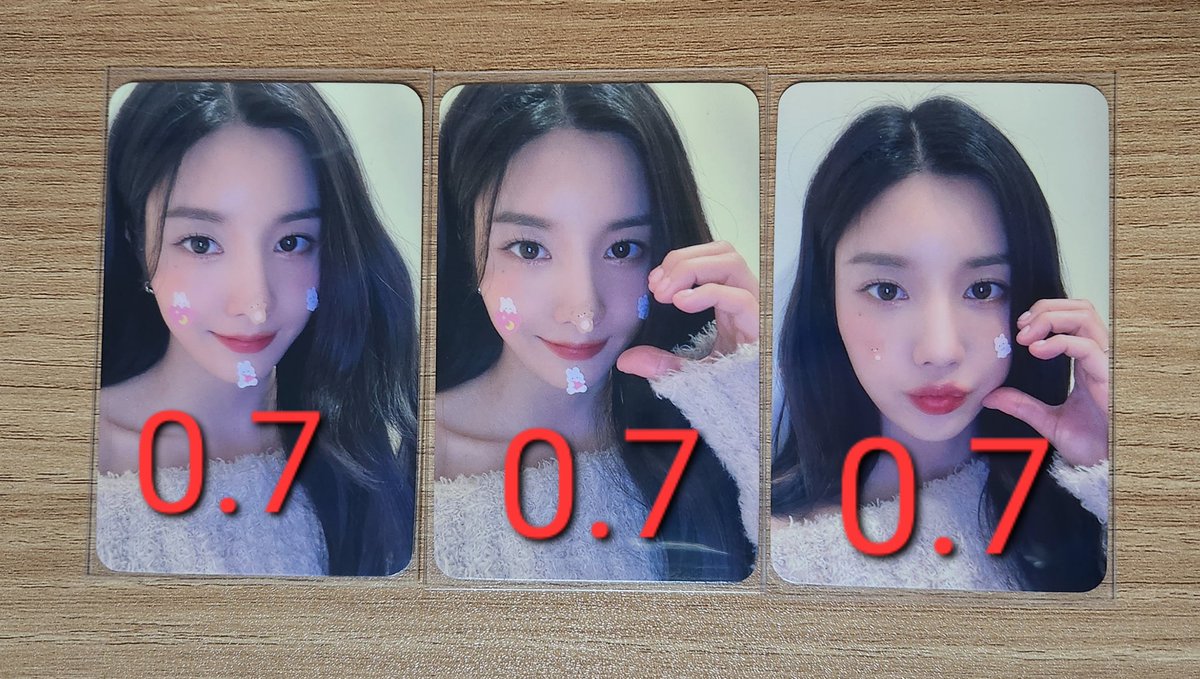 aissjble's tweet photo. 권은비 언더워터 디어마이뮤즈 디마뮤 미공포 포카 양도합니다!
장당 배미포 0.7 /하자⭕️ 배미포 0.5 
1세트 구매 시 배미포 1.8

하자있는포카는 디엠주시면 보여드립니다
준등기, 반택, 끼택 가능
배송은 2월 20일 월요일부터 가능합니다 https://t.co/RcEMDg6sen