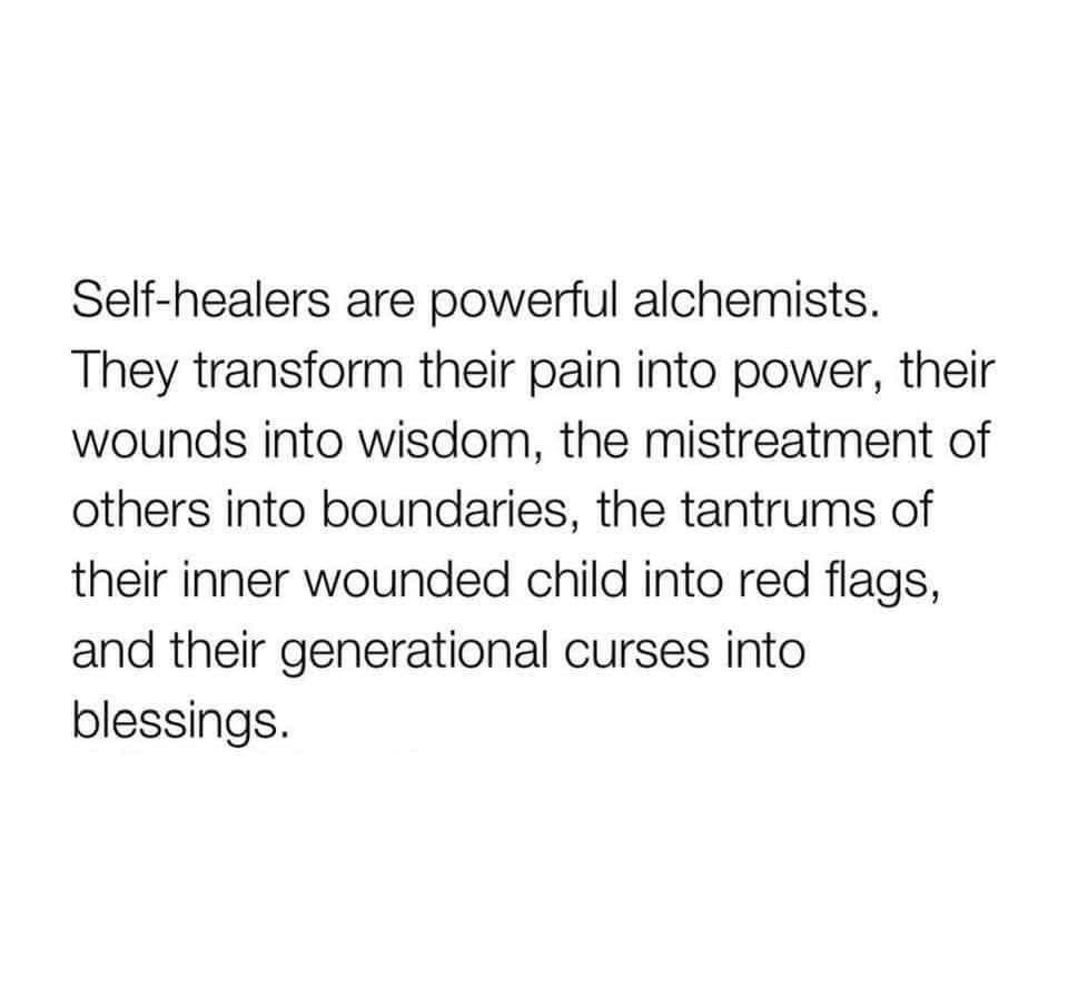 Transform victumhood into magic. That’s alchemy. 🪄