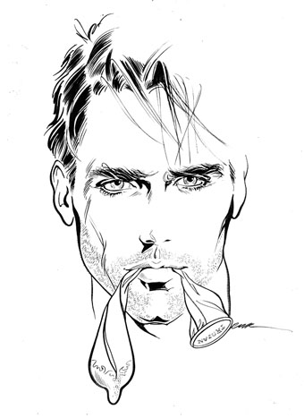 ??The Art of Robert W. Richards
Richards began his career as an illustrator in New York, drawing fashion