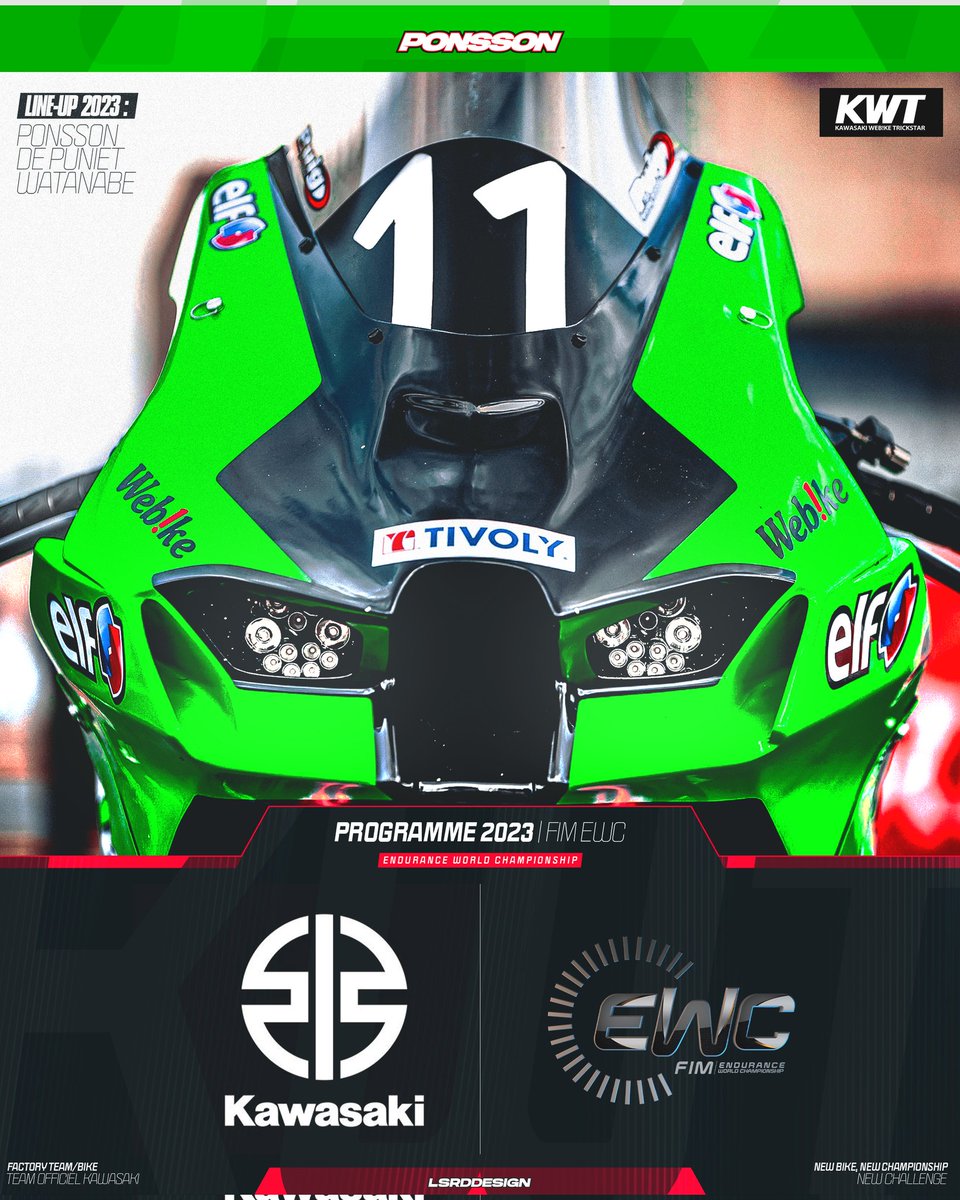 I am very happy and proud to announce that I will represent <a href="/kwt_japan/">Team Kawasaki Webike Trickstar Japan</a> for the 2023 World Endurance Championship.

I would like to thank everyone in the Team and Kawasaki for this great opportunity to become one of the riders of this legendary official bike in the <a href="/FIM_EWC/">FIM EWC</a>