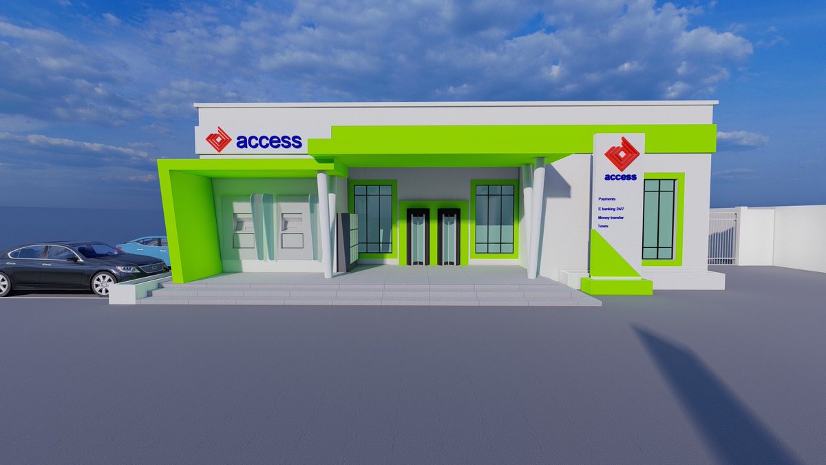 theBATarchitect's tweet image. An Access Bank design, designed by me.
Softwares used : Revit & Lumion