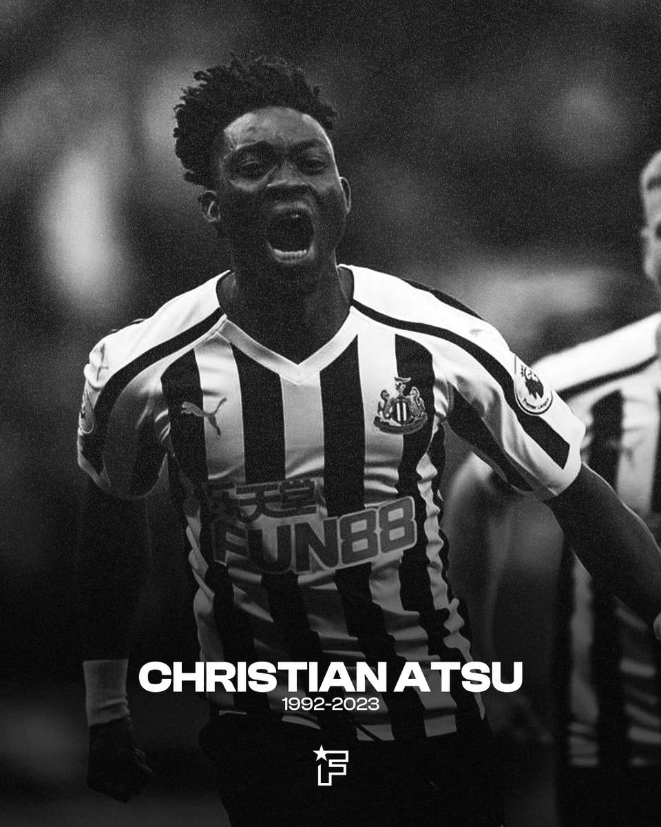 footmercato's tweet photo. Christian Atsu est mort. 🕊️

Le footballeur ghanéen, du club turc de Hatayspor, a été retrouvé mort sous les décombres de son immeuble à Hatay, après le séisme au sud de la Turquie, a annoncé son agent sur les réseaux sociaux samedi.

Qu'il repose en paix. 🙏 https://t.co/GflODb6SN7