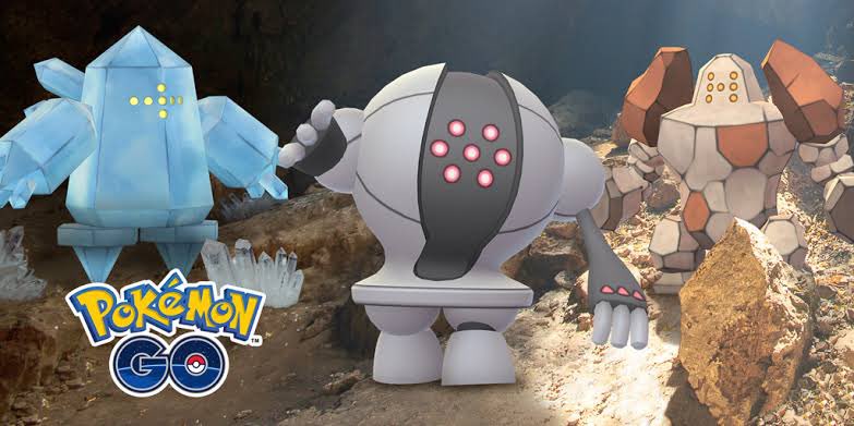 thepokegohunter's tweet photo. Free Timed Research stories for Regirock, Regice &amp; Registeel encounters… #PokemonGO 

Claim the codes below:
6X4H9UCA8F7TT
YKG5ZPC4SLXAX
6AKRAV5WJN5FS

Claim them at: https://t.co/u884kQlzbg https://t.co/KCA8xZL9Aq
