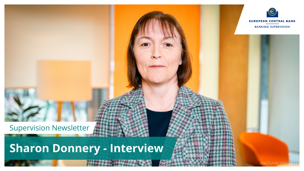 ecb's tweet photo. Banks are not overregulated, says @centralbank_ie Deputy Governor Sharon Donnery. We will continue to adopt a risk-based approach to supervision, adjusting it as the risk environment changes. 

Read the full interview in our Supervision Newsletter https://t.co/BrktlPeVbx https://t.co/0EJNI7rjCY