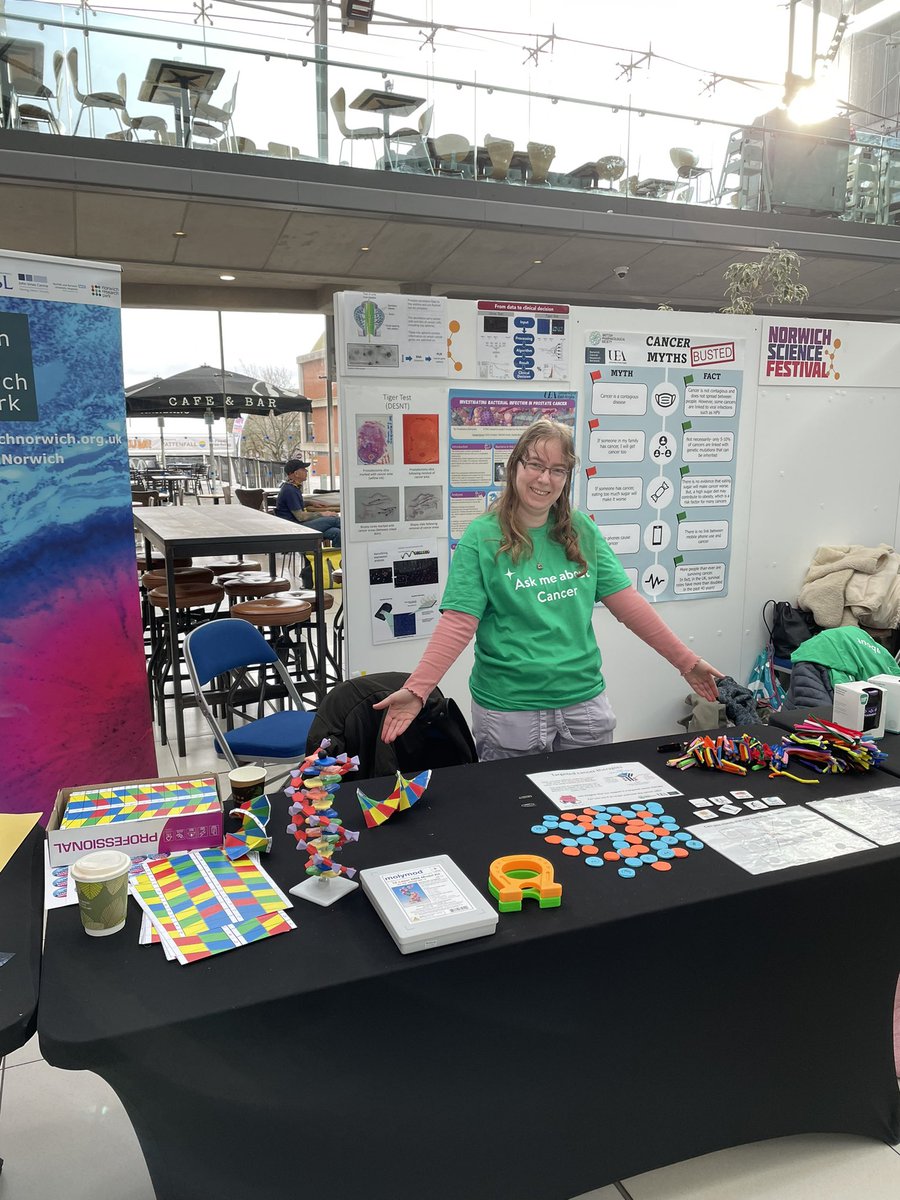 Maria o'Connell 💙🇮🇪🇪🇺🇺🇦☘️🏳️🌈 (@mariaoconnell20) on Twitter photo All set up for the Norwich Science Festival - talking to the public about cancer and cancer medicines. Thanks to <a href="/BritPharmSoc/">British Pharmacological Society</a> for funding us <a href="/CancerInNorwich/">Norwich Cancer Research Network</a> <a href="/UEAPharmacy/">UEA Pharmacy</a> <a href="/UeaMed/">MED UEA</a> @biouea All set up for the Norwich Science Festival - talking to the public about cancer and cancer medicines. Thanks to <a href="/BritPharmSoc/">British Pharmacological Society</a> for funding us <a href="/CancerInNorwich/">Norwich Cancer Research Network</a> <a href="/UEAPharmacy/">UEA Pharmacy</a> <a href="/UeaMed/">MED UEA</a> @biouea