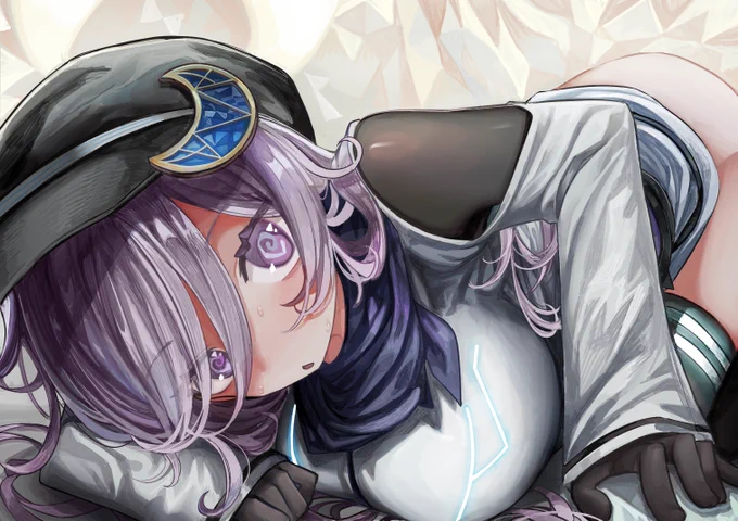 自分空気ッス()さんのとこの【蒼月空希】ちゃんSkebで描かせていただきました!ありがとうございます! 