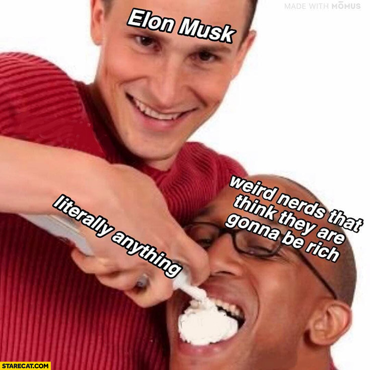 ShreyJa40's tweet photo. @boo @elonmusk Under this thread, I can relate this meme (to the guys saying @boo took an L) https://t.co/AfVuQ78AKk