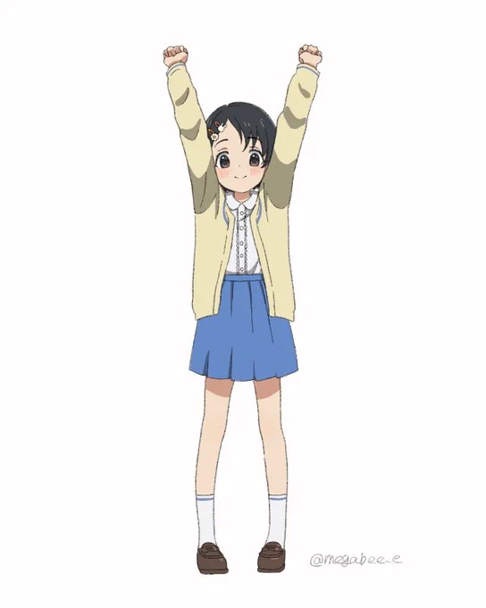 彩度低くなるの悲しいので単体の絵とブランケット無しの絵 
