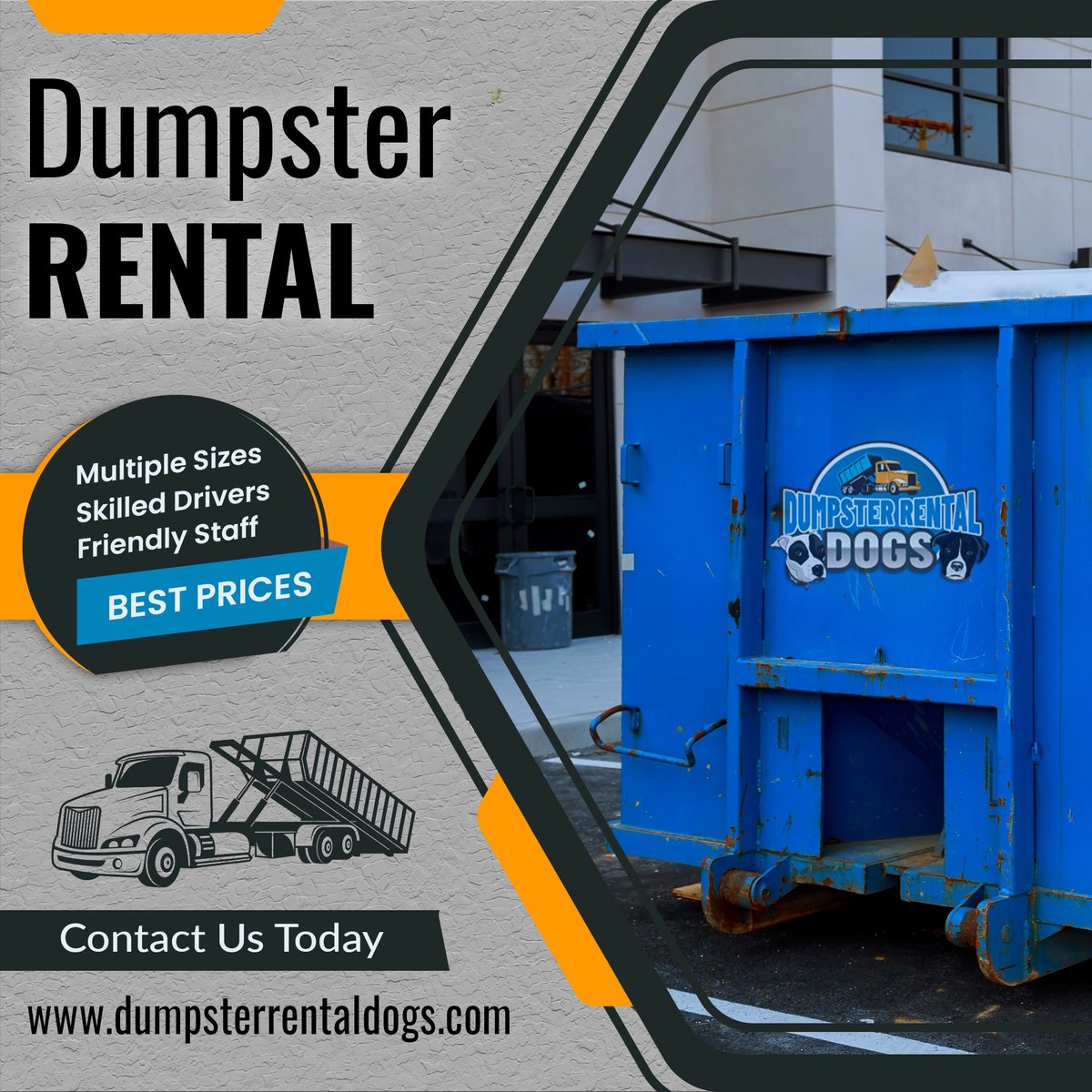 Need a dumpster for an extended period of time? No problem! Our flexible rental periods allow for long-term rentals. #longtermrentals #dumpsterrentals