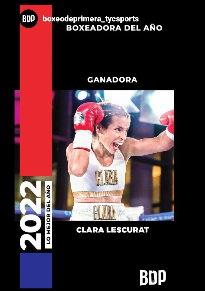 Mejor boxeadora 🇦🇷 2022🤩

Muchas gracias y a seguir 🙌💪