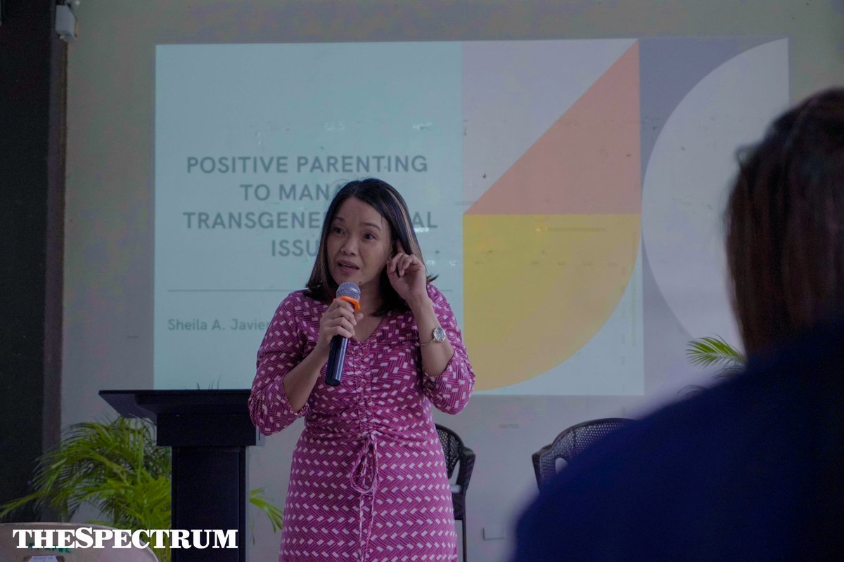 TheSpectrumUSLS's tweet photo. In pursuit of breaking the cycle of trauma, "Parenting Talk: Healing Transgenerational Issues" was carried out by the Guidance and Evaluation Center (GEC) to address transgenerational issues during a learning session attended by the parents at the Miguel Lobby on Feb. 18. https://t.co/UYVsU2RNT1