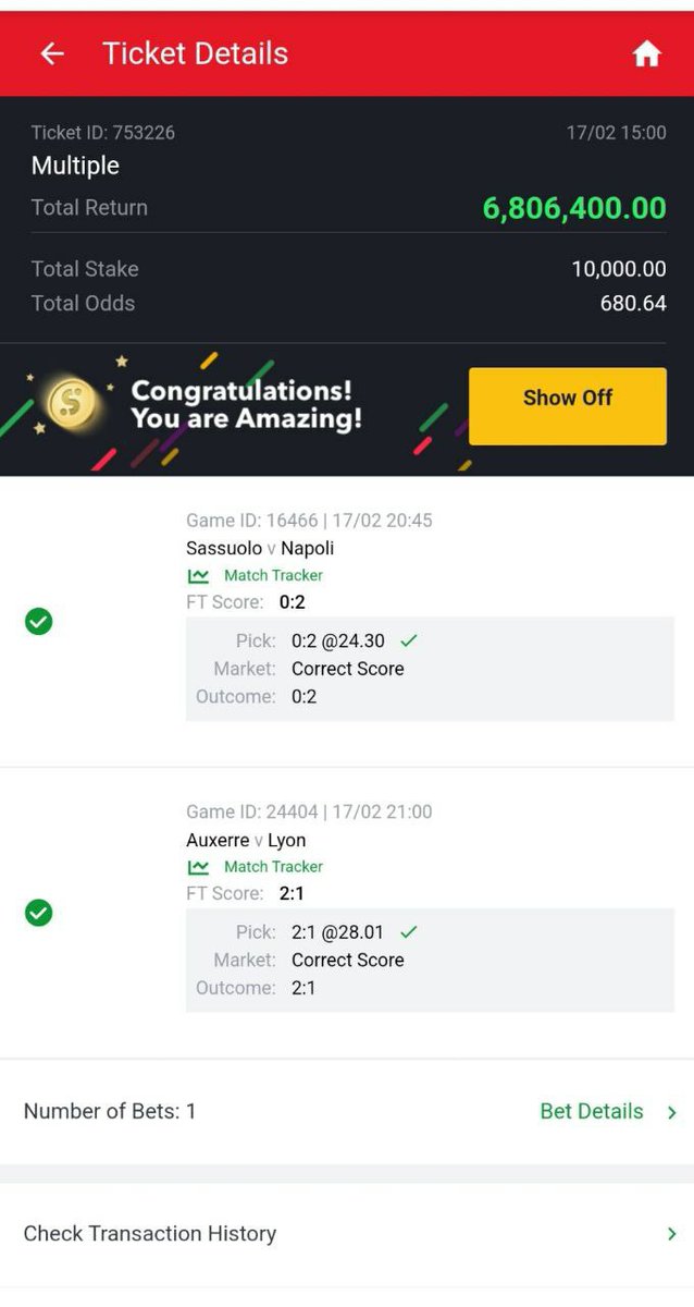 HenryOk7724's tweet photo. Good morning @williamsodds_1 truely you deserve some Accolades. Time without number you've proven to be the best. Thank you sir. This is the game i subscribe from you yesterday sir. https://t.co/IXaFQHu86q
