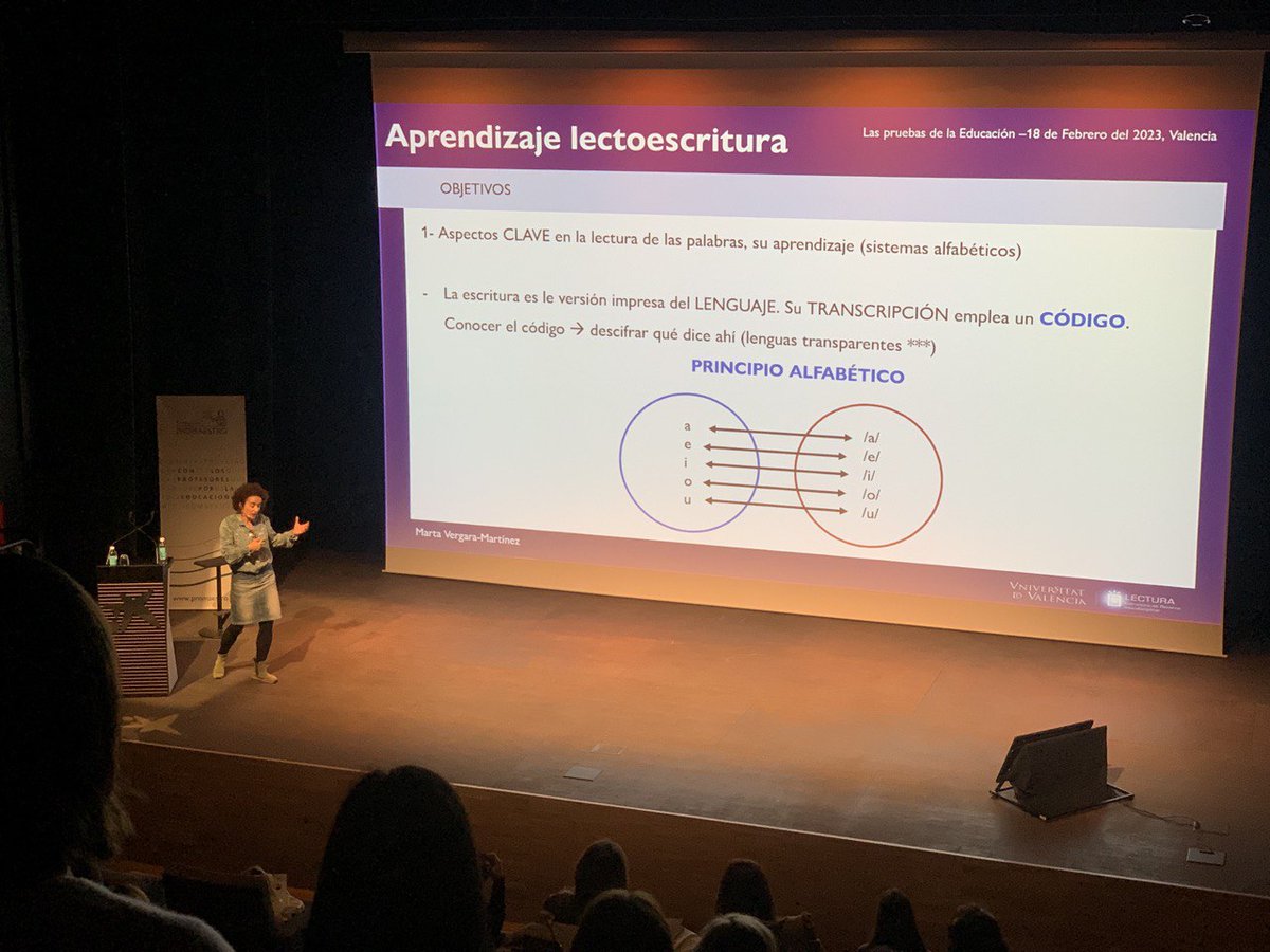 Si la evidencia es sólida y el debate entre el método fonético y el global parece superado… ¿Por qué se sigue criticando el método fonético? Ponencia de Marta Vergara en #PruebasEDU <a href="/EdulabM/">EduLab Teams</a> 
<a href="/zientzia/">Katedra</a>, <a href="/educaixa/">EduCaixa</a> y <a href="/caixaforum/">CaixaForum</a>