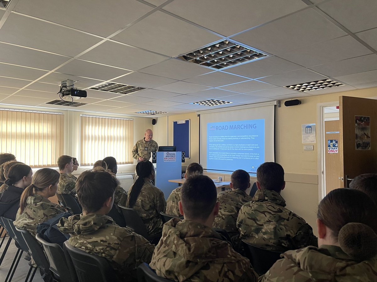 Sector 3 Road Marching Event at <a href="/2247Hawarden/">Hawarden Air Cadets</a> today. 30 cadets all set for Blue Part 1. #RoadMarching