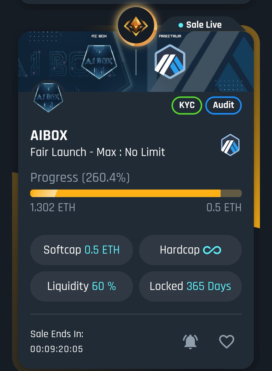 🔥🔥🔥 RIGHT NOW  ACHIEVED  260%  🔥🔥🔥

🟥 Pre sale END 18.02.2023 / 7PM UTC

🟩 Launch 18.02.2023 / 9PM UTC

$ABX

<a href="/arbitrum/">Arbitrum</a> <a href="/arbitrum_weekly/">Arbitrum Weekly</a> <a href="/oreoswap/">OreoSwap - Tastiest DEX on #Arbitrum (💙🍪🧡)</a> <a href="/elonmusk/">Elon Musk</a> <a href="/VitalikButerin/">vitalik.eth</a> <a href="/ethereum/">Ethereum</a> <a href="/TheGemPad/">𝗚𝗲𝗺𝗣𝗮𝗱</a> <a href="/PresaleWorld/">Presale World</a> <a href="/presale/">WiseGuy</a> 

gempad.app/presale/0xFaB5…