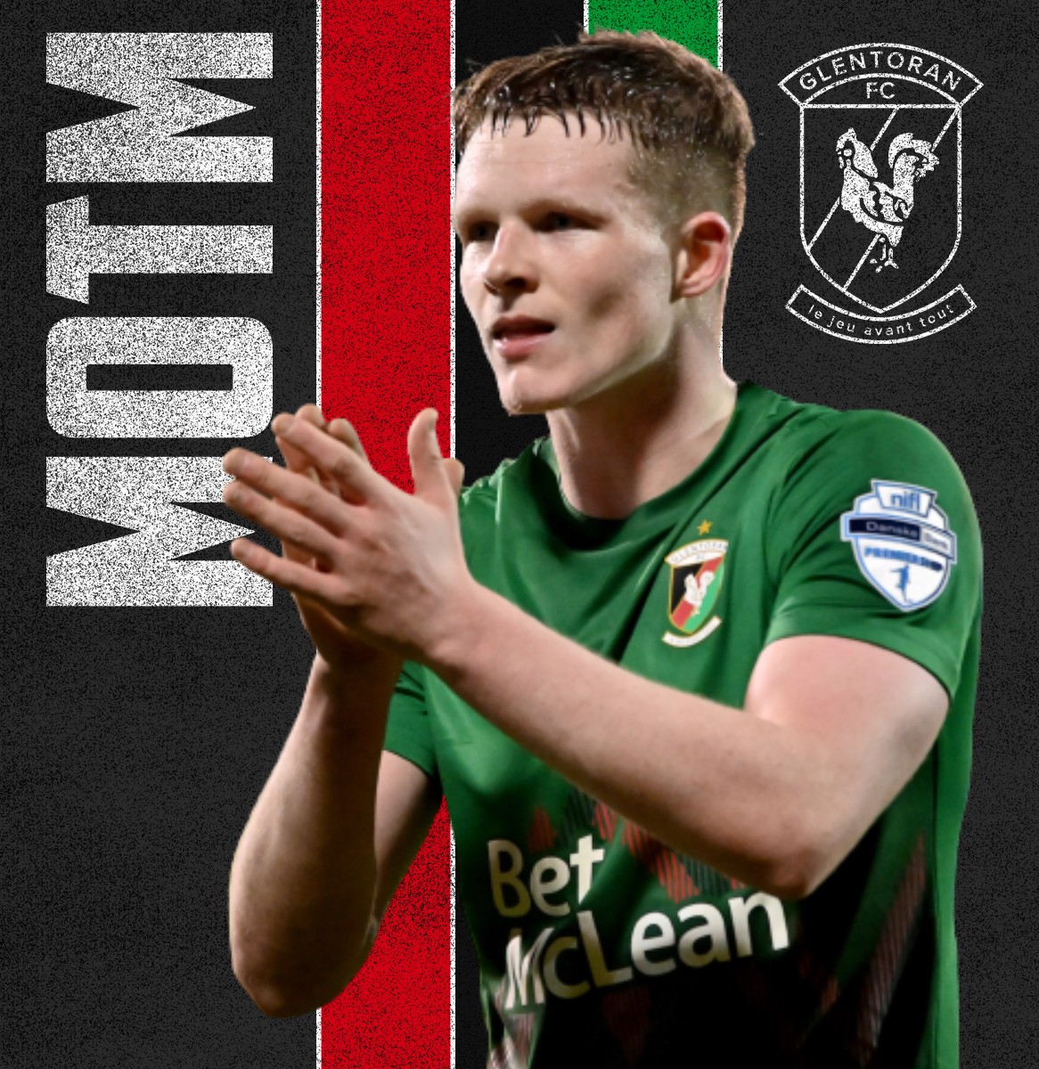 Glentoran's tweet photo. Another top performance ⭐
Terry Devlin is #BALGLE MOTM.
#Glentoran #COYG 💚🐓 https://t.co/huWtKPpAT9