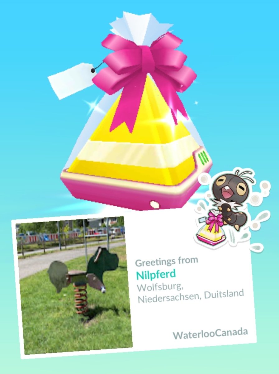 FryskePokemon's tweet photo. Nilpferd 🦛 Wolfsburg, Niedersachsen, Germany 🇩🇪 #PokemonGO #hippo #springrider https://t.co/okebgazKjf