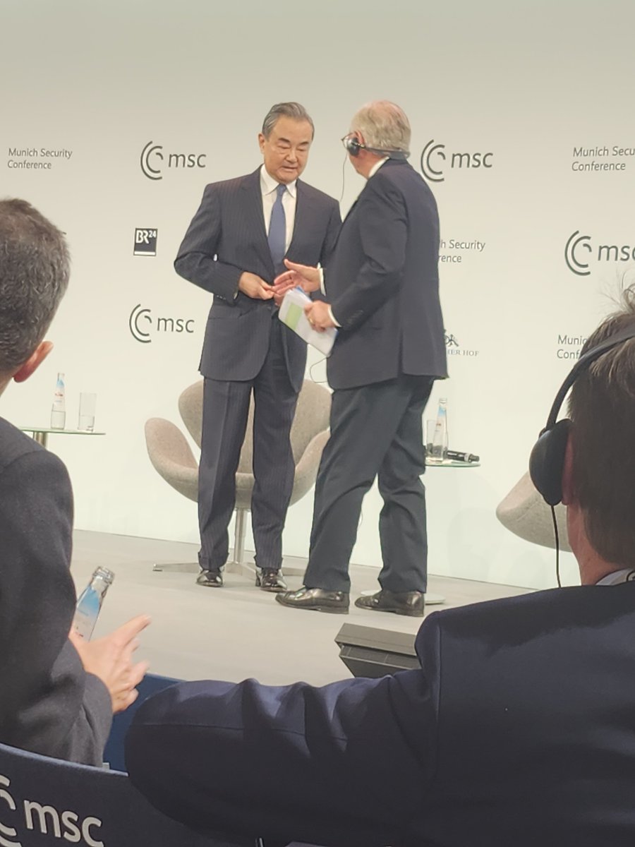 Asked to reassure the audience that TWN escalation is not imminent, he "reassures the audience that TWN is part of China".