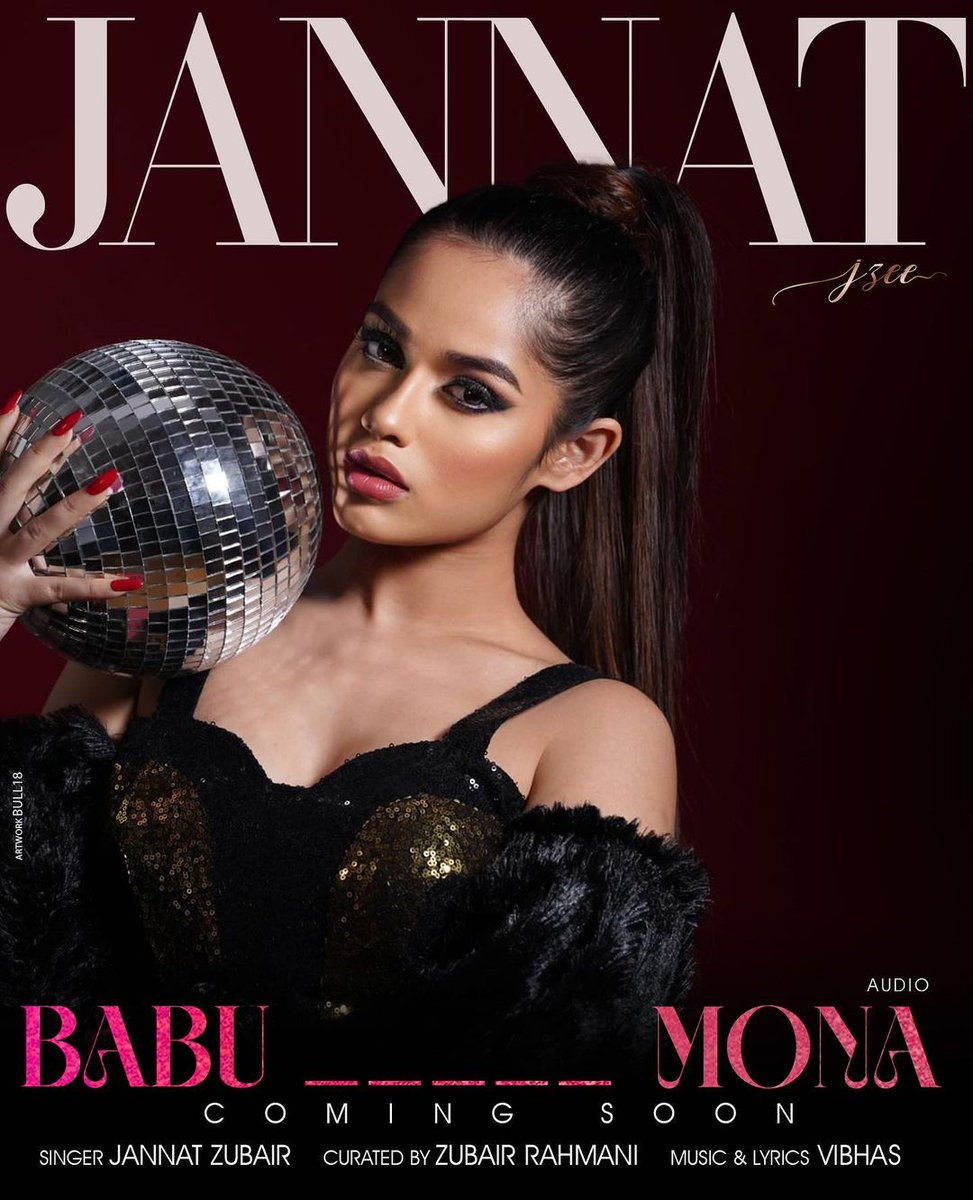 FakherahS's tweet photo. #BabuShonaMonaByJannat #jannatzubair new song, singer jannat zubair https://t.co/XPhWNCj4Lv
