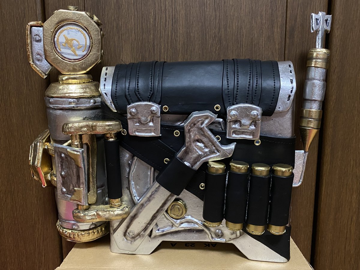 mmm_appleland's tweet photo. FF14の機工士の機工兵装できた〜！！！！塗装はスイスイシャドウブラックでやらせてもらってます！！！この鈍く輝くスチパンっぽい雰囲気すごくよき……！素晴らしい塗料です……🥺❣️

#ネオイシュガルディアンレンジャー作成
#スイスイシャドウブラック https://t.co/WQ8S6sbfVv