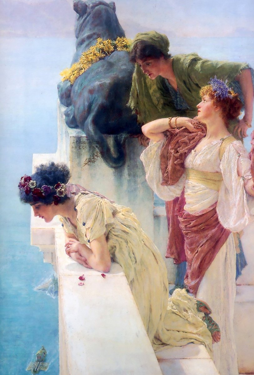 NikSamotracia's tweet photo. Amanece con Lawrence Alma-Tadema.
Café con besos, por favor. 
Buenos días. :)) https://t.co/hEnTsUnWKO