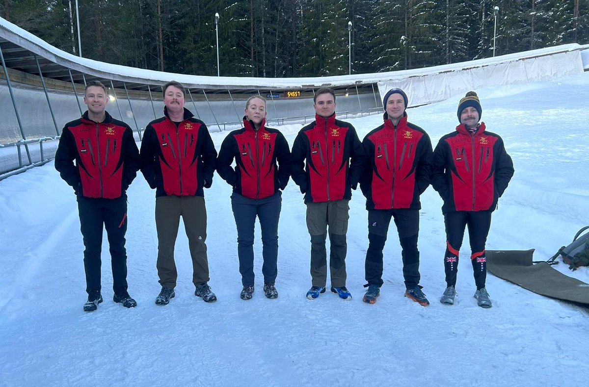 Rona Mairead (@ronamairead) on Twitter photo Another day for the <a href="/ArmyLuge/">British Army Luge</a> Team. Lugers from 39 Engr Regt, REME (9regt RLC), RTR, and the RLC (3SCOTS) have come together here in Norway to compete in the Army Championships. <a href="/Kinloss_Bks/">39 Engineer Regiment</a> <a href="/3SCOTS_CO/">3SCOTS CO</a> <a href="/ColREME/">Colonel Iain Wallace OBE ADC</a> <a href="/9RegimentRLC/">9 Regiment RLC</a> <a href="/RoyalTankRegt/">Royal Tank Regiment</a> <a href="/ArmySportASCB/">Army Sport</a> <a href="/UKArmyLogistics/">The Royal Logistic Corps</a> Another day for the <a href="/ArmyLuge/">British Army Luge</a> Team. Lugers from 39 Engr Regt, REME (9regt RLC), RTR, and the RLC (3SCOTS) have come together here in Norway to compete in the Army Championships. <a href="/Kinloss_Bks/">39 Engineer Regiment</a> <a href="/3SCOTS_CO/">3SCOTS CO</a> <a href="/ColREME/">Colonel Iain Wallace OBE ADC</a> <a href="/9RegimentRLC/">9 Regiment RLC</a> <a href="/RoyalTankRegt/">Royal Tank Regiment</a> <a href="/ArmySportASCB/">Army Sport</a> <a href="/UKArmyLogistics/">The Royal Logistic Corps</a>