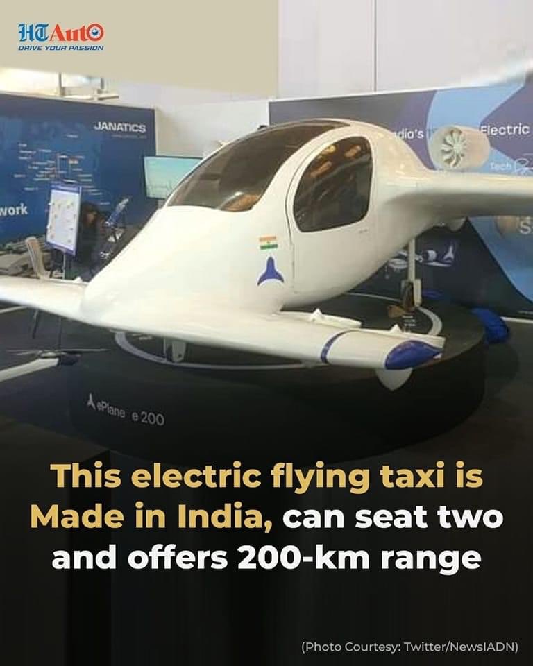 An #IITMadras startup has developed an electric flying taxi prototype which claims it can ferry passengers quicker than even a Helicopter

The startup, which was formed back in 2017, showcased the #flyingtaxi #prototype during the #AeroIndia2023 in #Bengaluru this week.