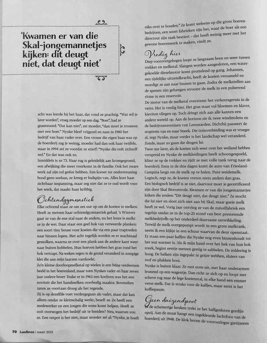 noorhellmann's tweet image. In het maartnummer van het tijdschrift Landleven een voorpublicatie van het fotoboek van Johan Witteman, met foto’s en verhalen van kleine, markante veeboeren. Verschijnt in april bij @UitgeverijKomma 
#landleven #veeboeren #boeren #fotoboek