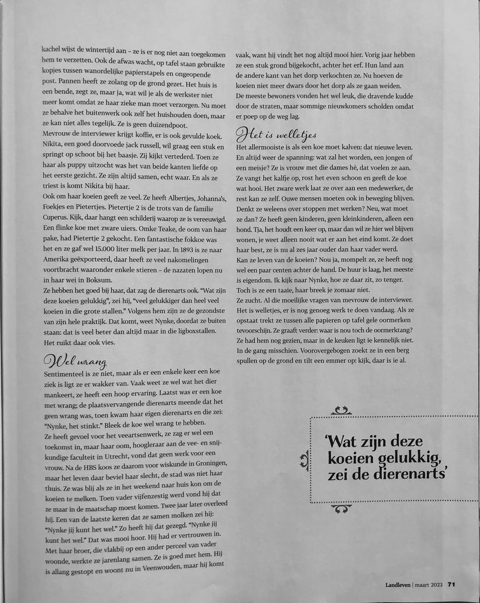 noorhellmann's tweet image. In het maartnummer van het tijdschrift Landleven een voorpublicatie van het fotoboek van Johan Witteman, met foto’s en verhalen van kleine, markante veeboeren. Verschijnt in april bij @UitgeverijKomma 
#landleven #veeboeren #boeren #fotoboek