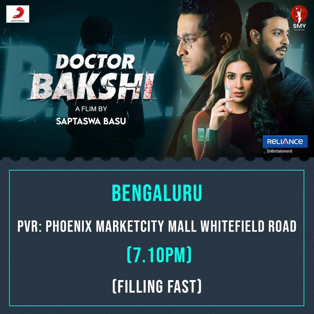 SMVStudios (@smvstudios) on Twitter photo Filling Fast 😀
#DoctotBakshi in Theatres Near You.
<a href="/bobspop/">SAPTARSHI</a> <a href="/neosurya100/">Saptaswa Basu</a> <a href="/bonysengupta/">Bonny</a> <a href="/paramspeak/">parambrata</a> <a href="/subhashreesotwe/">Subhashree Ganguly</a> <a href="/devtanuact/">Devtanu</a> <a href="/sonymusicindia/">Sony Music India</a> Filling Fast 😀
#DoctotBakshi in Theatres Near You.
<a href="/bobspop/">SAPTARSHI</a> <a href="/neosurya100/">Saptaswa Basu</a> <a href="/bonysengupta/">Bonny</a> <a href="/paramspeak/">parambrata</a> <a href="/subhashreesotwe/">Subhashree Ganguly</a> <a href="/devtanuact/">Devtanu</a> <a href="/sonymusicindia/">Sony Music India</a>
