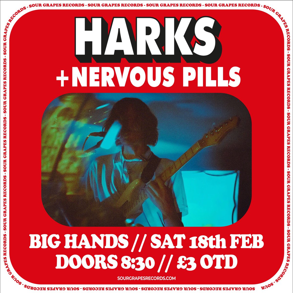 MANCHESTER TONIGHT WITH @nervouspills_ at @BigHandsBar TICKETS: linktr.ee/harks