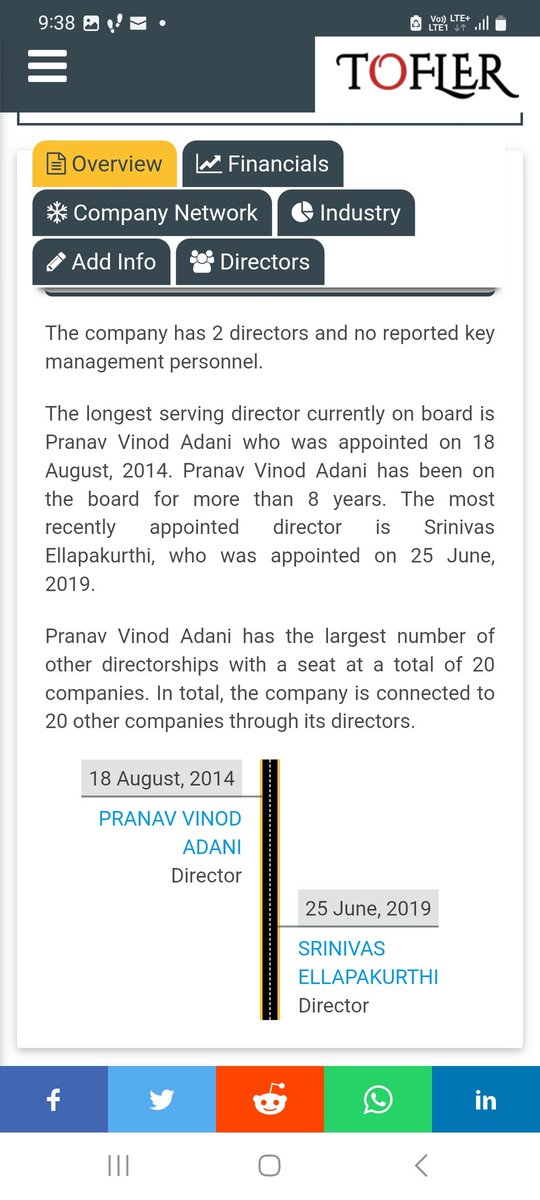 @giacomotognini @John__Hyatt @gautam_adani @AdaniOnline A logistics company Adani Infrastructure & developers pvt Ltd. with paid up capital of Rs.5.26 lakhs has 21 subsidiaries? Mistry Construction Co Pvt Ltd (one of the subsidiary) is constructing multi crore #9PBR project in Navi Mumbai & marketing under @AdaniOnline
@HindenburgRes