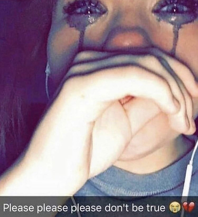 me when the scale goes up after i’ve binged for 6 days straight