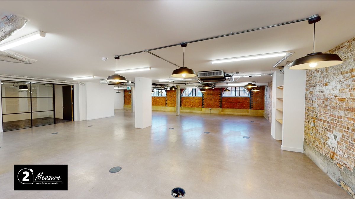 With all #matterport virtual walkthrough scans you will get a collection of HD photos and an mp3 intro video to help promote your property.   #officetolet #virtualwalkthrough #spaceplanning #RealEstate #2measure #thamesvalley #brewery #richmondbrewery #office