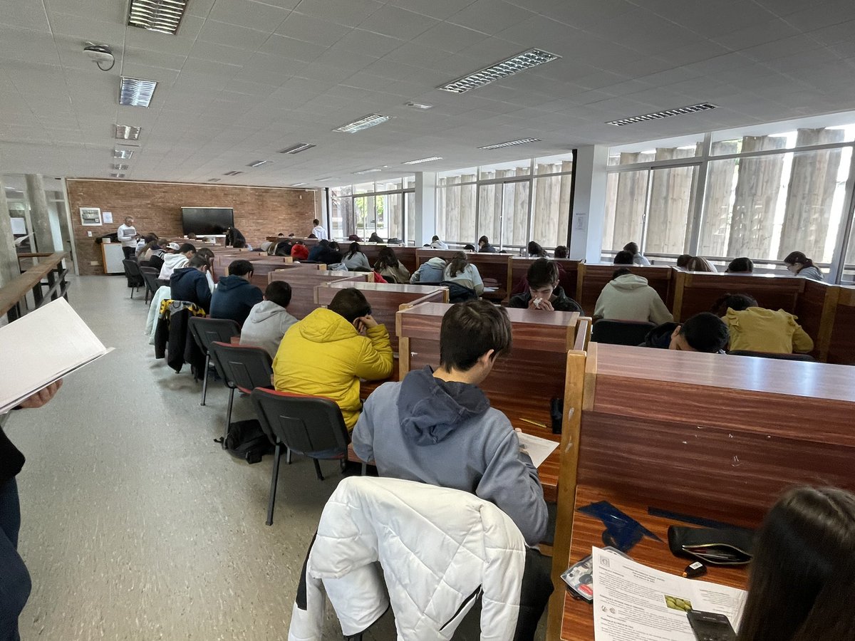 ThalesMalaga's tweet photo. Hoy 18 de febrero estamos celebrando en la Universidad Laboral la 1ª edición de la Olimpiada juvenil para el alumnado de 4º E.S.O. https://t.co/0u37541GGV