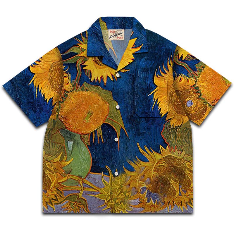 「ゴッホのアロハシャツいいな  」|遠藤一同🍑 5/5【す50b】のイラスト