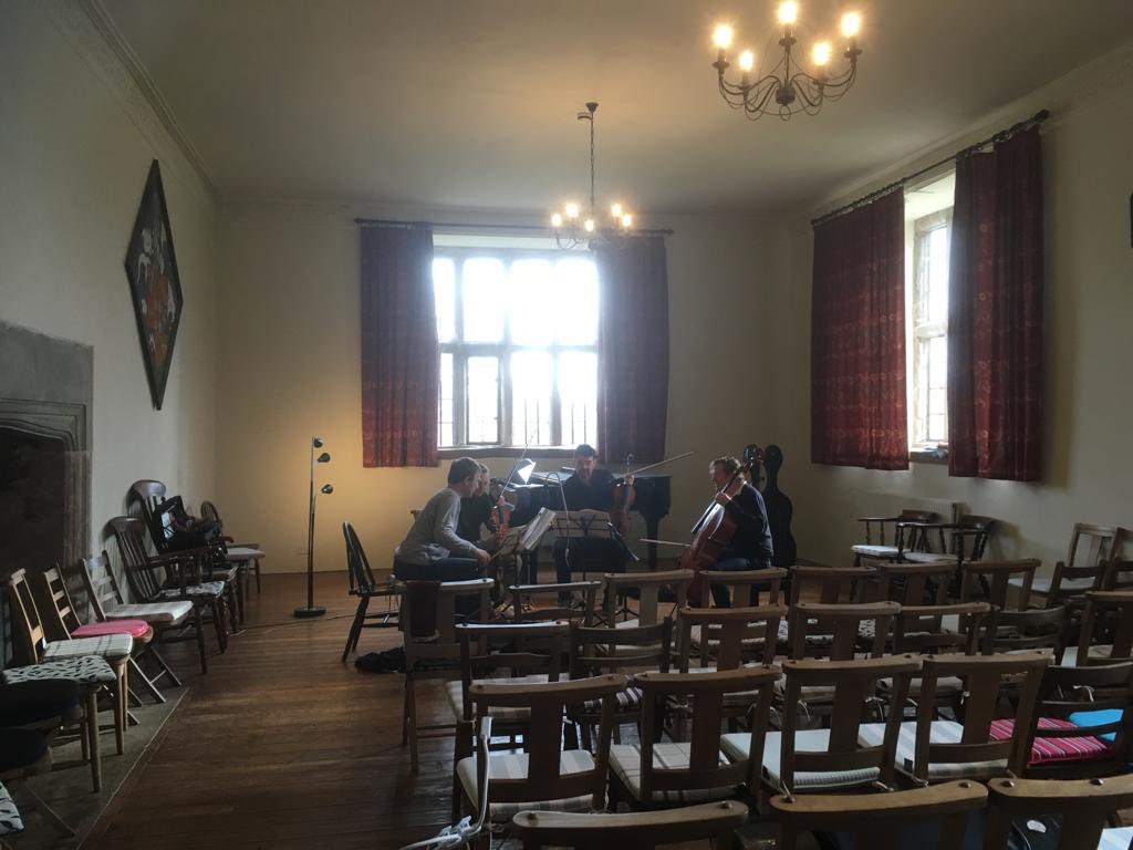 Mendelssohn op.44no.1 to start the discovery day @wye_music <a href="/WyeChamberMusic/">WyeChamberMusic</a> Brahms and Dvorak also on the menu!