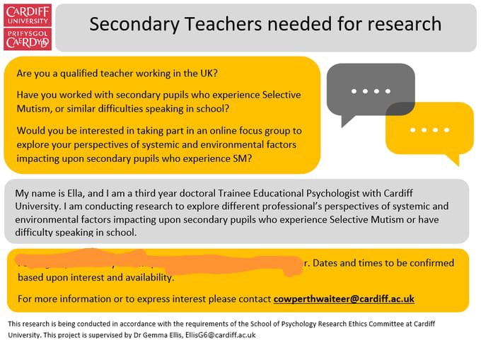 Secondary colleagues: fascinating piece of research &amp; opportunity to share your experiences . Online meeting date &amp; time to be confirmed likely to be w/begin 27th Feb. See image for contact info or DM <a href="/e_cowperthwaite/">Ella Cowperthwaite</a> Please retweet 🙏 @EAS_Equity @EthosValuesPHS <a href="/LesleyG53807421/">Lesley Gill</a>