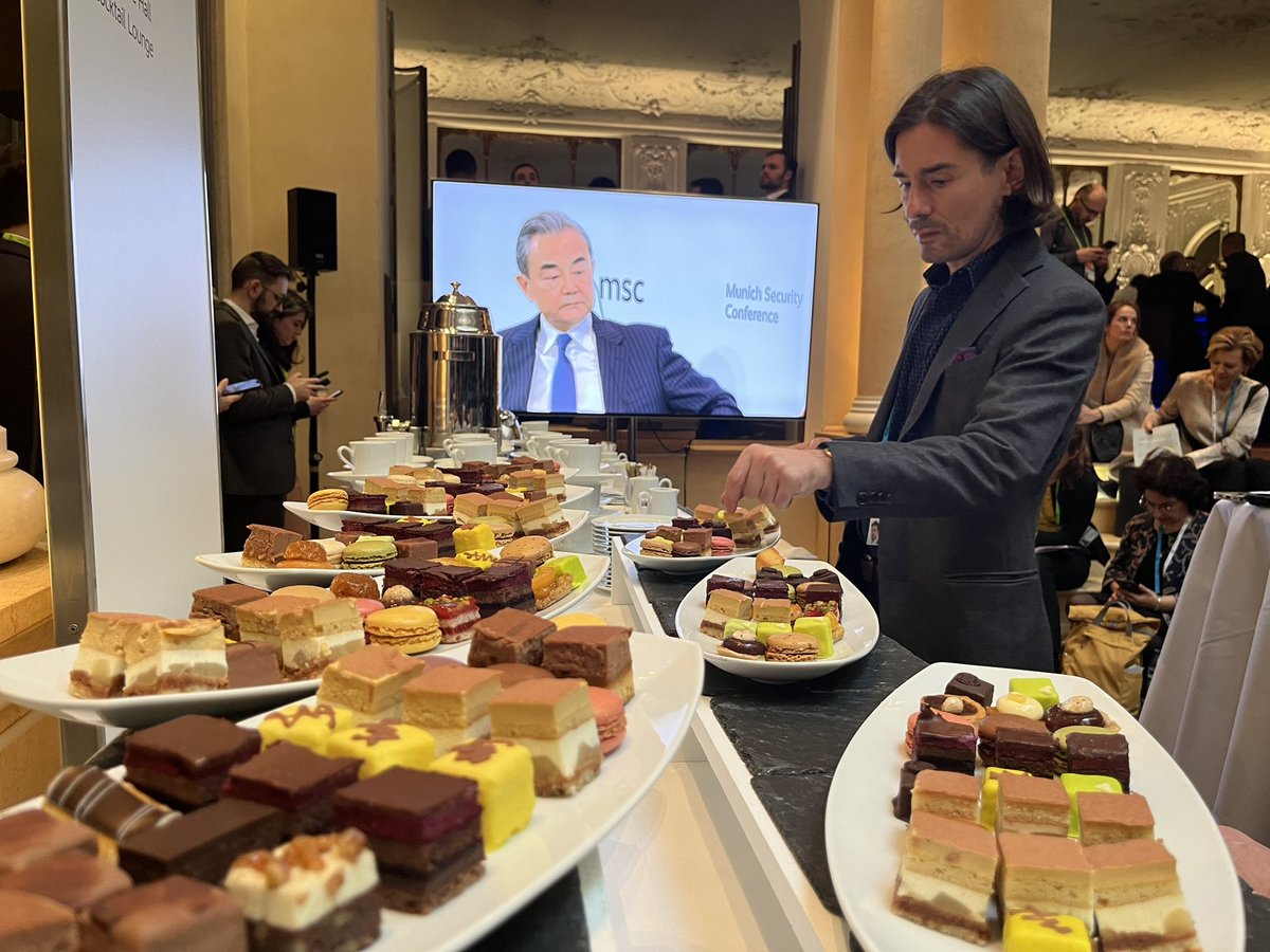 Make no mistake: No sweets from Wang Yi at his first live appearance after Covid at the #MSC2023