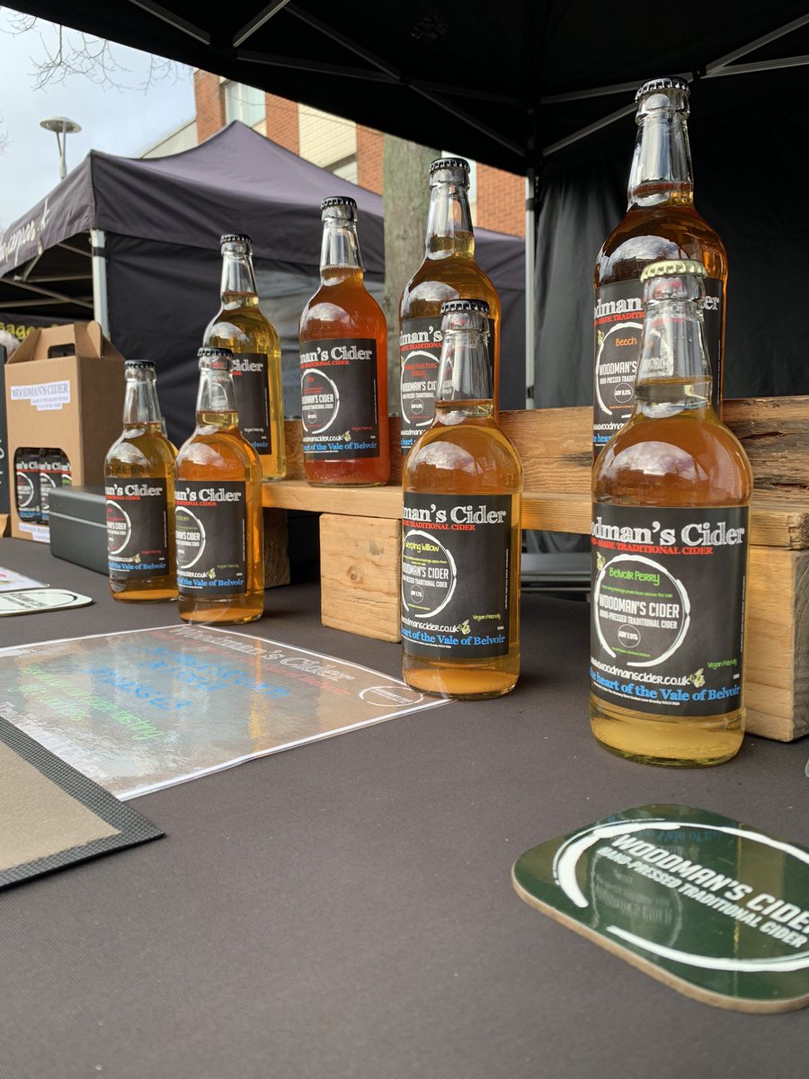 We’re really busy here Beeston Farmers' Market come get your proper cider before it’s all gone! #beeston #beestonnottingham #buylocal
