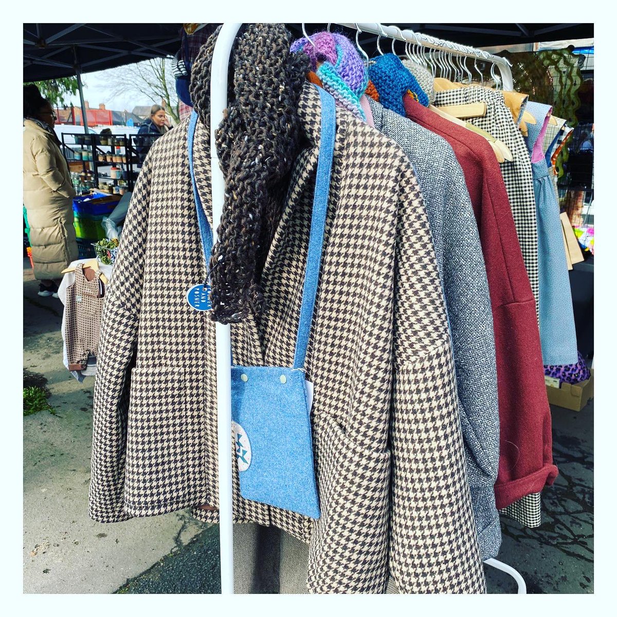 posner_nome's tweet photo. We are at Chorlton Makers Market today until 4pm. (Building work in our usual spot so we are over the road from the school playground) #posnerandposner #textiles #makersmarketchorlton #clothes #indiebiz #manchester #cityinspiration #colourandpattern https://t.co/bfv5ZnDuXu