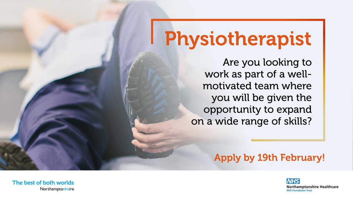 Best of Both Worlds (@bobworldsnn) on Twitter photo Discover a rare and exciting opportunity to work somewhere completely different! <a href="/NHFTNHS/">Northants Healthcare</a> are looking to recruit a Physiotherapist that wants to work in a dynamic and challenging setting - zurl.co/DMY4 #TeamNHFT #NHS #Careers Discover a rare and exciting opportunity to work somewhere completely different! <a href="/NHFTNHS/">Northants Healthcare</a> are looking to recruit a Physiotherapist that wants to work in a dynamic and challenging setting - zurl.co/DMY4 #TeamNHFT #NHS #Careers