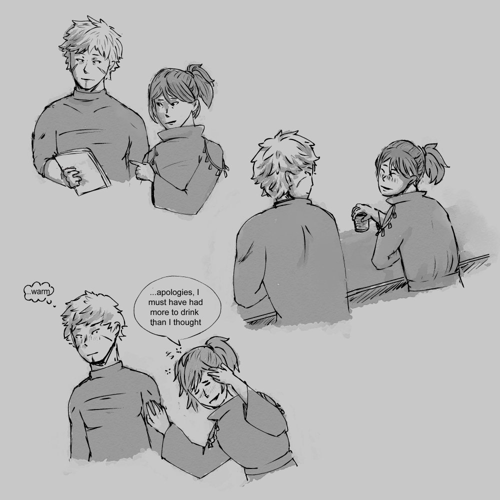 bird_memes's tweet photo. thinks up the most niche little ships just for fun (tobirama/hikaku) https://t.co/cJJGdzA6IV