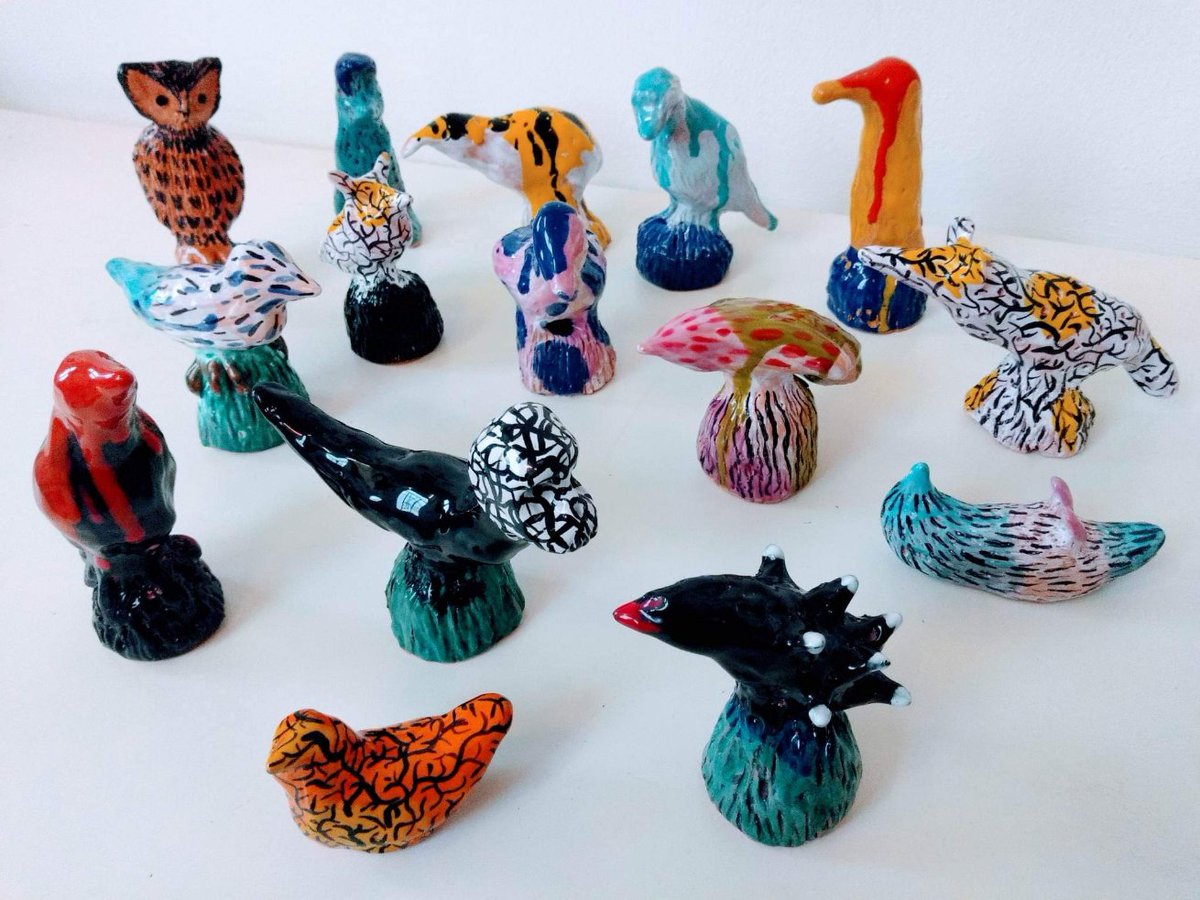 New Ceramics • Bird Sculptures 
annettesjoelund.dk
#ceramics  #lertøj #keramik