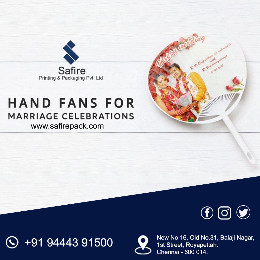 SafirePack's tweet image. Prominent &amp;amp; Leading Manufacturer from chennai, we offer fancy plastic hand fans and plastic hand fan. Fancy Plastic Hand Fans.
#handfans #fashion #fashionstyle #beautiful #customized #plastic #design #wholesalehandfan #wholesale #events #gifts #plastichandfans #customized